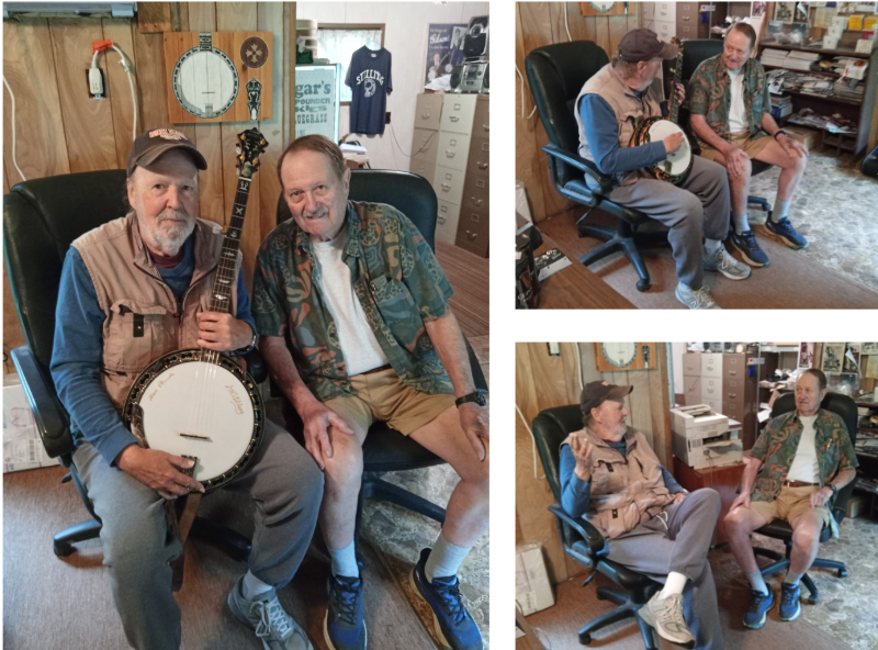 Geoff Stelling and Alan Munde at the Banjoworks